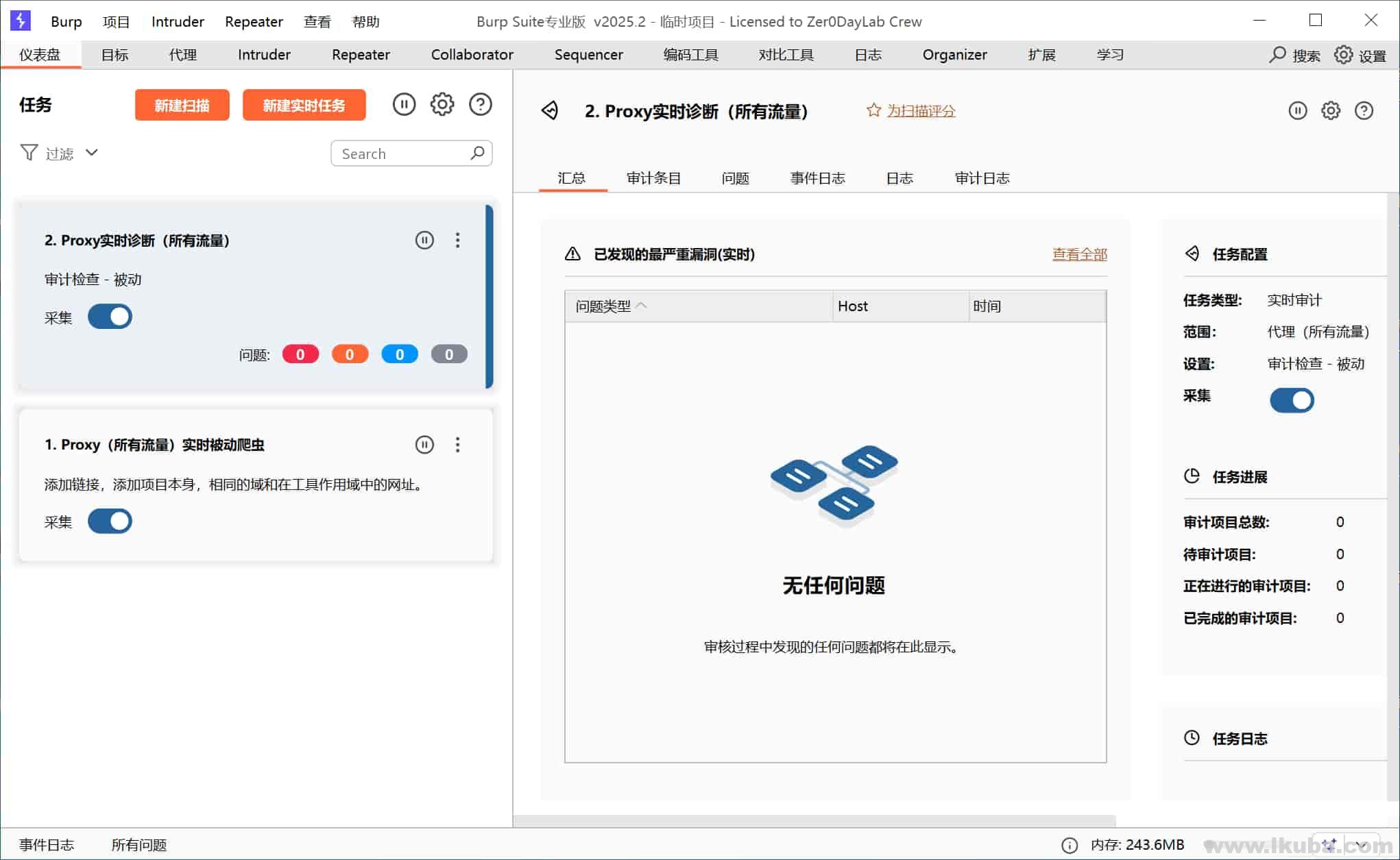 网络安全渗透测试工具包 Burp Suite Professional v2025.3.4 汉化破解激活版